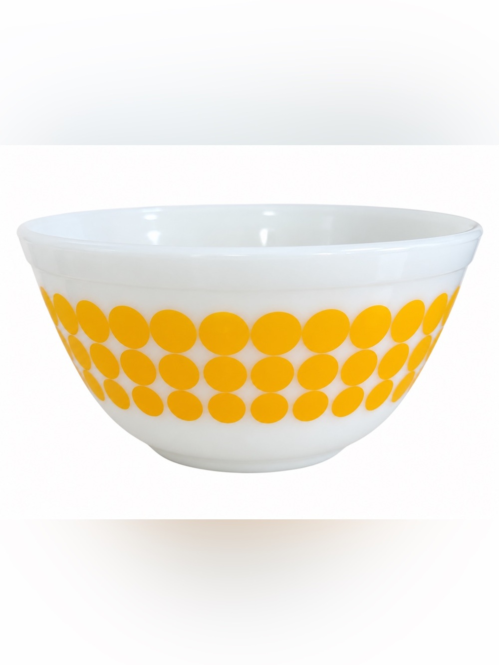 EUC Vintage Pyrex Yellow Dots #402 Mixing Bowl – 1.5 Qt 💛